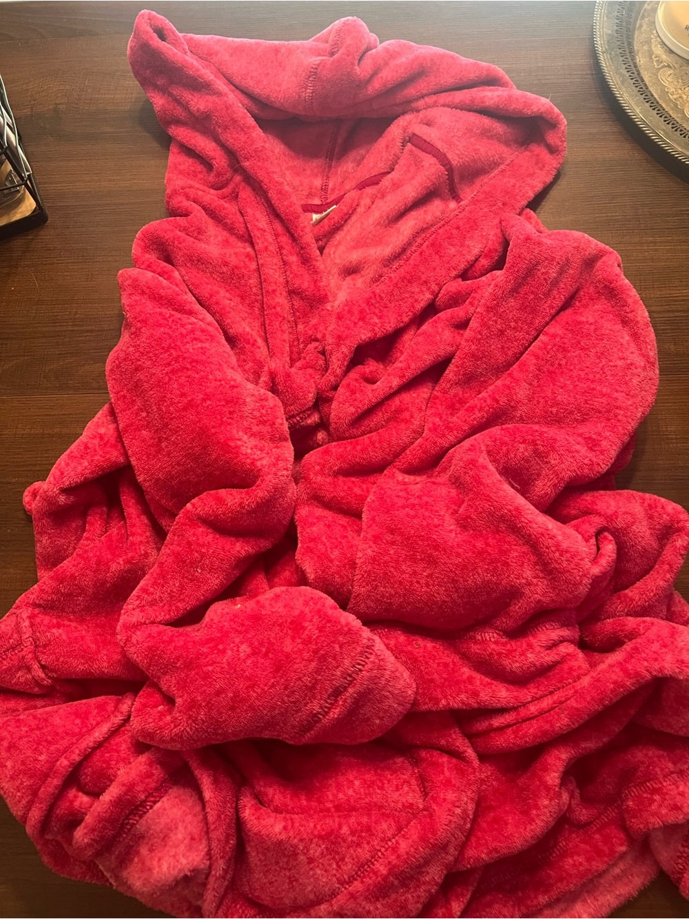 Ulta Beauty Plush Robe in Hot Pink missing outside rope size XL #611